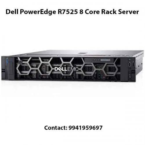 Dell PowerEdge R7525 8 Core Rack Server showroom in chennai, velachery, anna nagar, tamilnadu