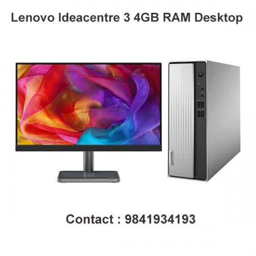 Lenovo Ideacentre 3 4GB RAM Desktop showroom in chennai, velachery, anna nagar, tamilnadu