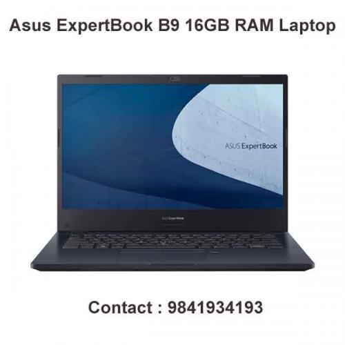 Asus ExpertBook B9 16GB RAM Laptop showroom in chennai, velachery, anna nagar, tamilnadu
