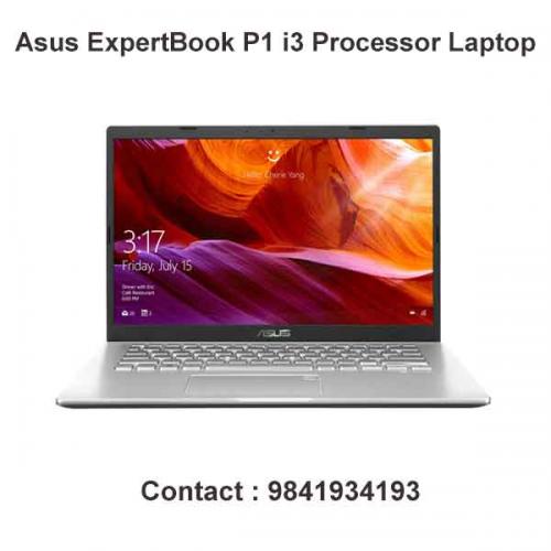 Asus ExpertBook P1 i3 Processor Laptop showroom in chennai, velachery, anna nagar, tamilnadu
