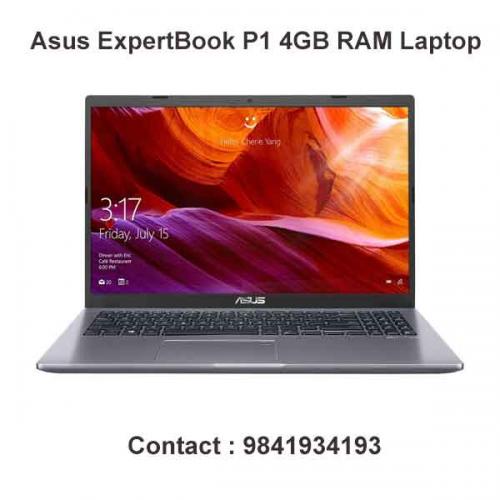 Asus ExpertBook P1 4GB RAM Laptop showroom in chennai, velachery, anna nagar, tamilnadu