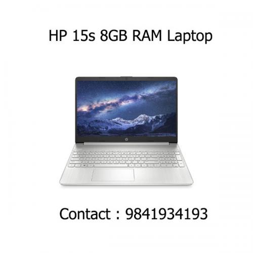 HP 15s 8GB RAM Laptop showroom in chennai, velachery, anna nagar, tamilnadu