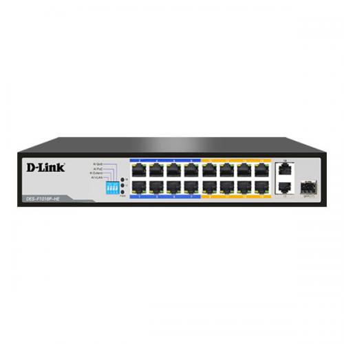 D link DES F1016P HE Unmanaged PoE switch showroom in chennai, velachery, anna nagar, tamilnadu