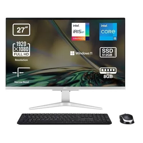 Acer Aspire C27 Intel i5 8GB RAM AIO Desktop showroom in chennai, velachery, anna nagar, tamilnadu