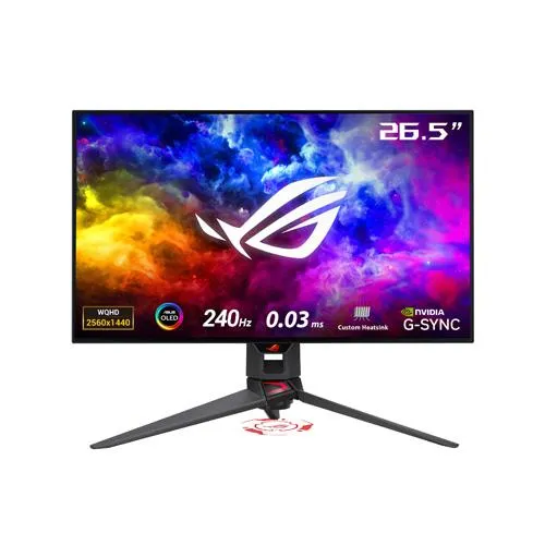 ASUS ROG Swift OLED PG27AQDM 27 Inch Gaming Monitor Desktop Dealer Price in chennai, Tamilnadu, Coimbatore, Kanchipuram, Sriperumbudur, Tiruvallur, Tiruppur