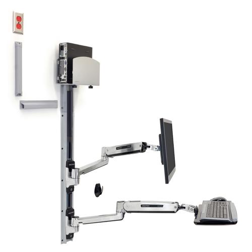 Ergotron LX Sit Stand Wall Mount System showroom in chennai, velachery, anna nagar, tamilnadu