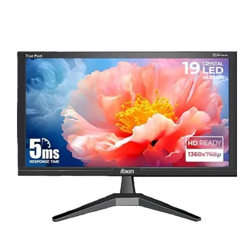 Foxin Crystal 19.5 Inch LED Monitor Dealer Price in chennai, Tamilnadu, Coimbatore, Kanchipuram, Sriperumbudur, Tiruvallur, Tiruppur