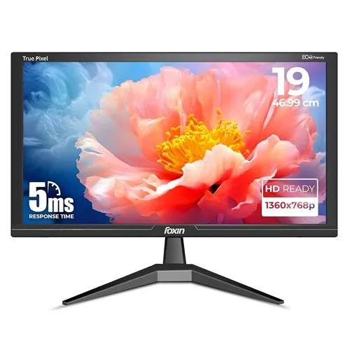 Foxin Crystal 19 Inch LED Monitor Dealer Price in chennai, Tamilnadu, Coimbatore, Kanchipuram, Sriperumbudur, Tiruvallur, Tiruppur