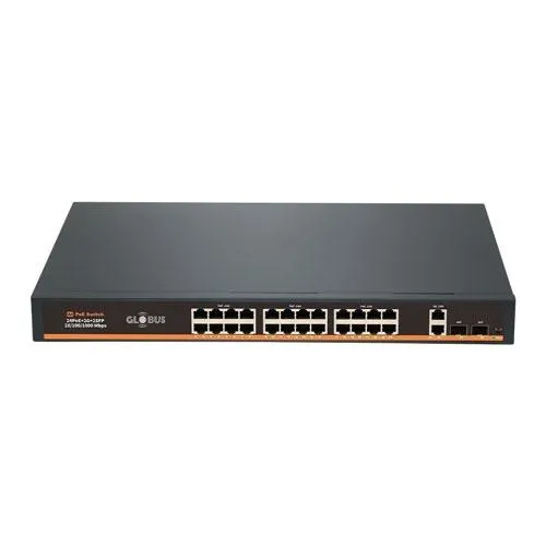 GLobus GNSC IPG24G4S4 24 Port Mangaed PoE Access Switch Dealer Price in chennai, Tamilnadu, Coimbatore, Kanchipuram, Sriperumbudur, Tiruvallur, Tiruppur