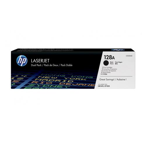 HP 128A CE320AD Twin Pack Black LaserJet Toner Cartridge showroom in chennai, velachery, anna nagar, tamilnadu