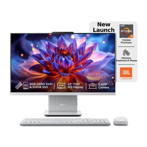 Lenovo IdeaCentre AIO Core i7 24 GB DDR5 Memory Desktop Dealer Price in chennai, Tamilnadu, Coimbatore, Kanchipuram, Sriperumbudur, Tiruvallur, Tiruppur