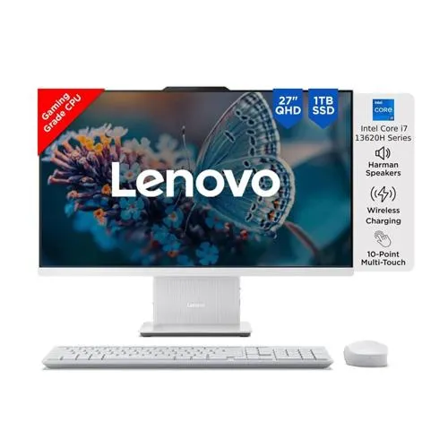 Lenovo IdeaCentre AIO Intel Core i3 13th Gen Windows 11 Desktop Dealer Price in chennai, Tamilnadu, Coimbatore, Kanchipuram, Sriperumbudur, Tiruvallur, Tiruppur