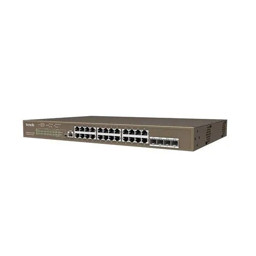 Tenda TEG5328XP 24 410W L3 Managed PoE Switch Dealer Price in chennai, Tamilnadu, Coimbatore, Kanchipuram, Sriperumbudur, Tiruvallur, Tiruppur